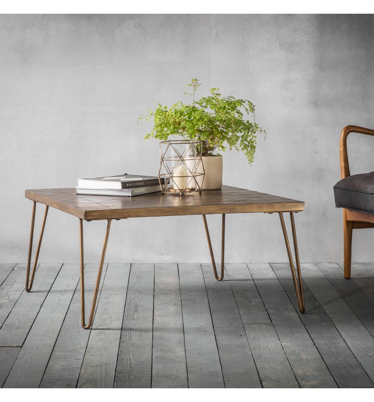 Gallery Pompeii Coffee Table Metallic