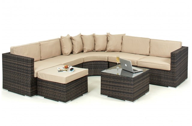 Maze Rattan Barcelona Corner Sofa Set
