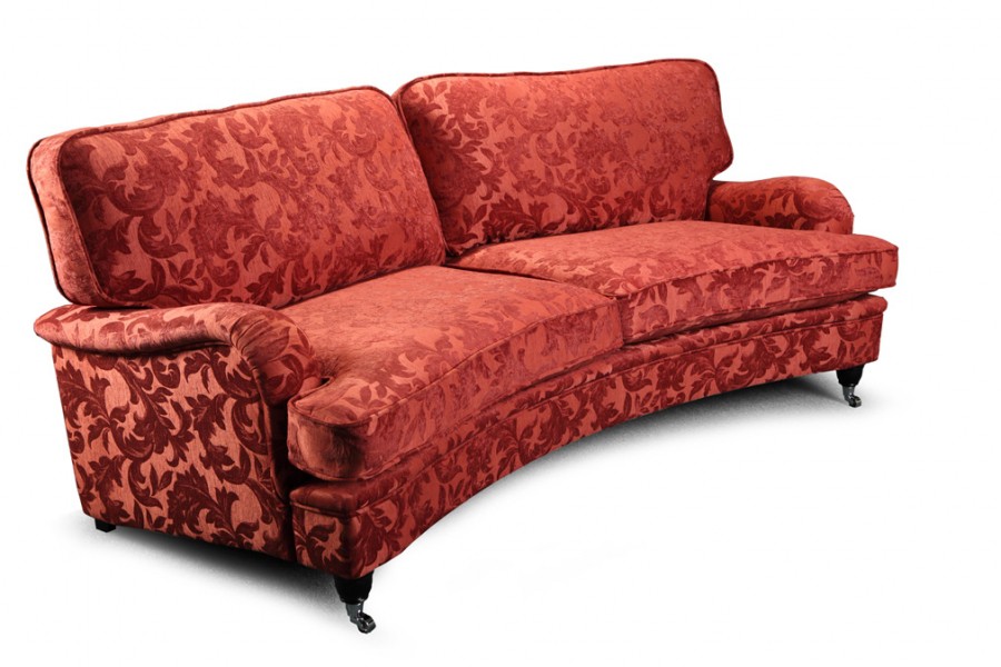 Vintage Sofa Company Hawksworth 4 Seater Curved Sofa