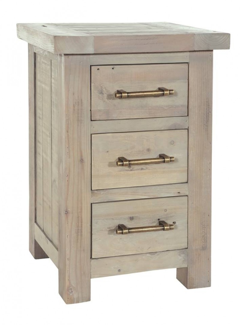 Rowico Driftwood Chest of 3 Drawers