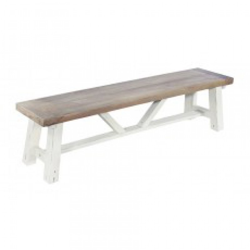 Rowico Driftwood Two Tone Small Bench