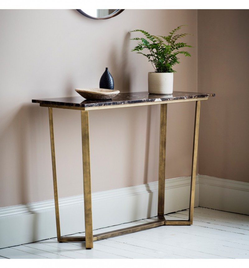 Gallery Emperor Console Table Marble