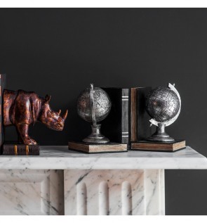 Gallery Atlas Pair of Globe Bookends