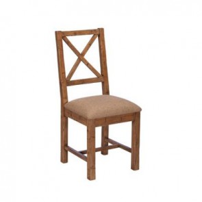 Baker Nixon X Back Upholstered Dining Chair