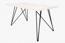 Qualita Fargo Dining Table with Hairpin Leg