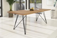 Qualita Fargo Dining Table with Hairpin Leg
