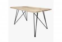 Qualita Fargo Dining Table with Hairpin Leg