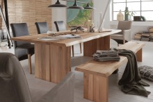 Qualita Fargo Dining Table with Solid Block Leg