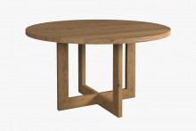 Qualita Fargo Round Dining Table with U-shaped Leg