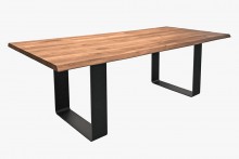 Qualita Fargo Dining Table Wood & Metal 
