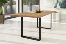 Qualita Fargo Dining Table Wood & Metal 