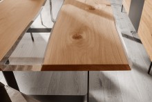 Qualita River Dining Table - Oak