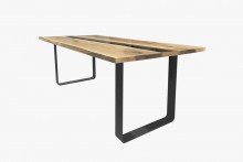 Qualita River Dining Table - Oak