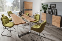 Qualita River Dining Table - Oak