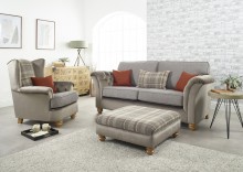 Lebus Ingles 3 Seater, Wing Chair & Footstool