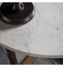 Gallery Cleo Round Coffee Table Marble