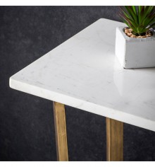 Gallery Cleo Console Table Marble