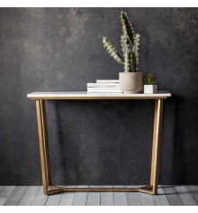 Gallery Cleo Console Table Marble