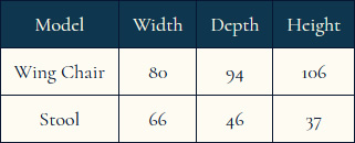 Crawford Furniture Sizes